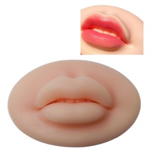 Labios de goma para prácticas de micropigmentación, unidad
