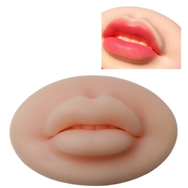 Labios de goma para prácticas de micropigmentación, unidad