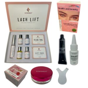 Kit lash lift + Balsamo pegante + Tinte, Marca Iconsign