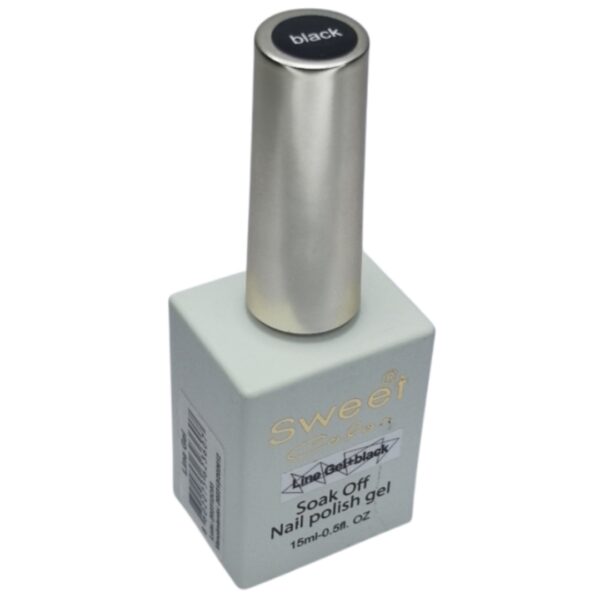Liner en esmalte permanente Negro, 15 ml - Imagen 3