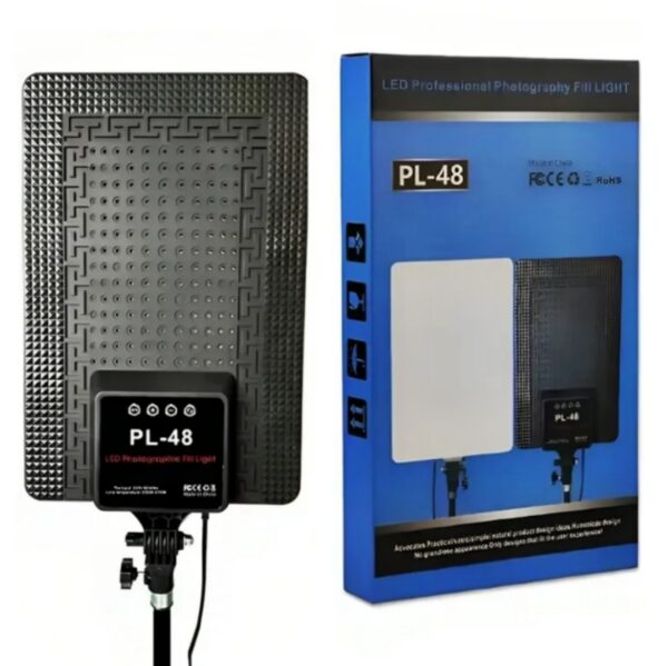 Panel de Luz Led de relleno, con tripode 44,2cm x 29,1 cm, ideal para salones de belleza y estudios de Fotografía - Imagen 2