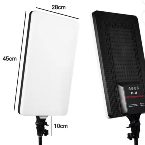 Panel de Luz Led de relleno, con tripode 44,2cm x 29,1 cm, ideal para salones de belleza y estudios de Fotografía - Imagen 3