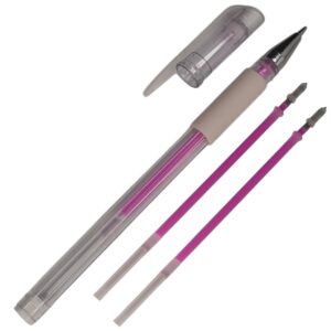 Marcador de tinta rosada para cejas con dos repuestos