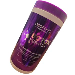 Mascara Capilar Keratin Botox 1000 ml, Repara, nutre y fortalece el cabello.