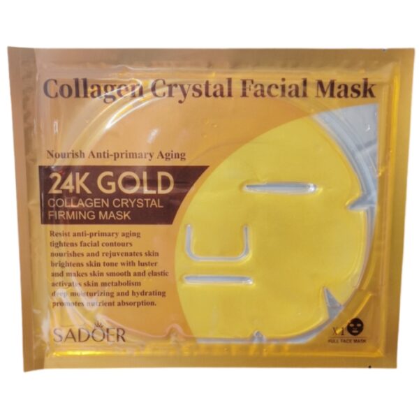 Mascarilla Facial con cristales de colágeno, uso en frío o caliente