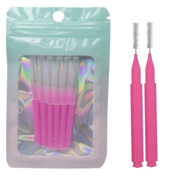 Pack de 6 mini cepillos para laminado de cejas - Imagen 3