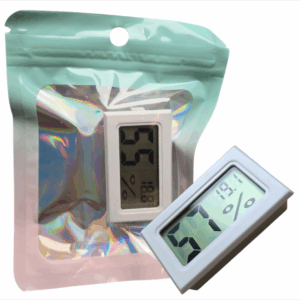 Higrémetro mini para monitorear condiciones de humedad y temperatura en salones de belleza