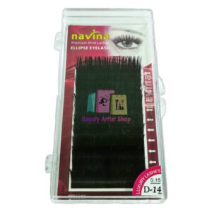 Extensiones de Pestañas para practicas, Navina, modelo Ellipse, de 8, 10, 12 y 14 mm de largo, PRECIOS INCLUYEN IVA