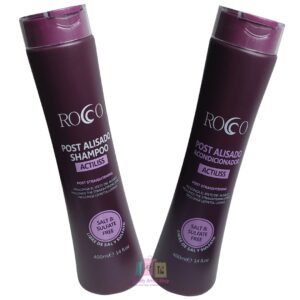 Set Shampoo y Acondicionador Post Alisado, Rocco, 500 ml cada uno