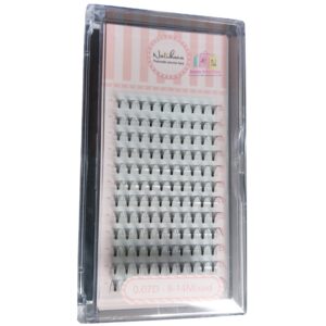 Pestañas Natuhana, Pre-made, Pre hechas, 5D, 6D, 8D  Y 10D, de Seda,  Curvatura D, Grosor 0,07 mm. Cartuchos de Longitudes individuales (9, 10, 11, 12, 13, 14 y 15 mm) y mixtas (8-14 mm)