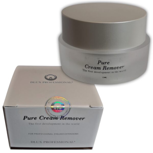 Removedor de extensiones de pestañas, Pure cream de DLUX, 15 ml