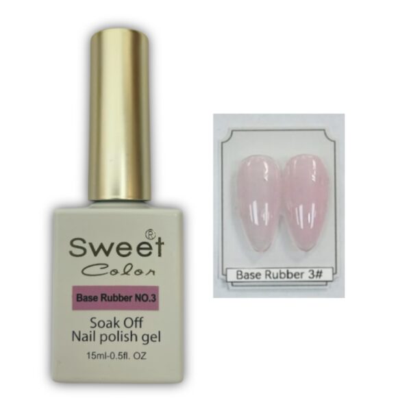 Base Rubber para Uñas, 15 ml, Nro. 3 - Imagen 2