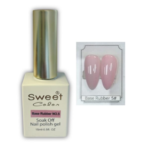Base Rubber para Uñas, 15 ml, Nro. 5 - Imagen 2