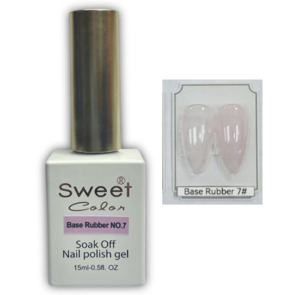 Base Rubber para Uñas, 15 ml, Nro. 7 - Imagen 2