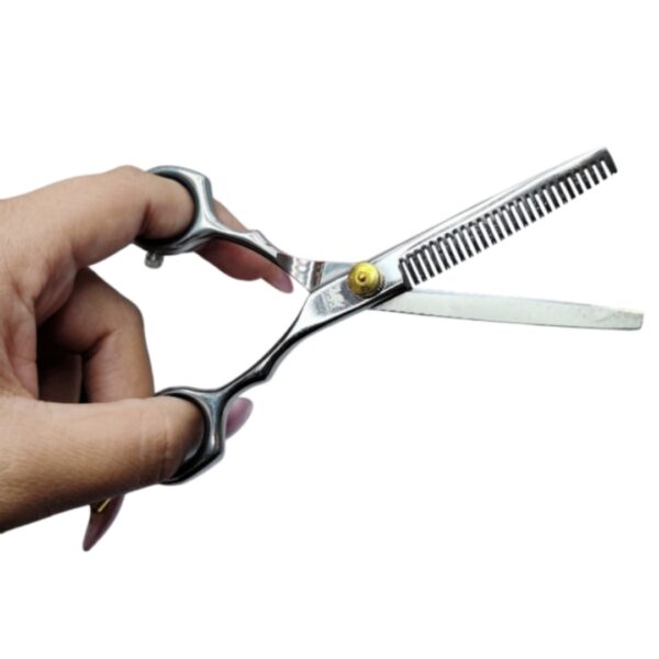 Tijera esculpidora, corta cabello, de 25 dientes - Imagen 2