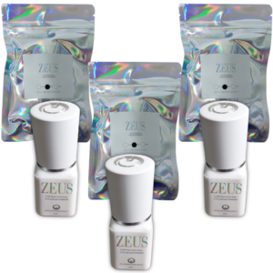 Promo Zeus Dlux 1: Set de 3 pegamentos Zeus para extensiones de pestañas, 5 ml C/U