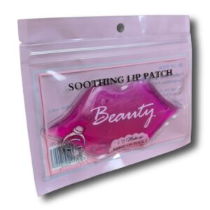 Parche para labios tipo compresa frìo o caliente, hidratante con hydrogel.