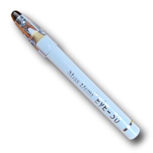 Lápiz de cera blanco, para diseño de cejas, Visajismo y labios con sacapuntas, Miss Demi