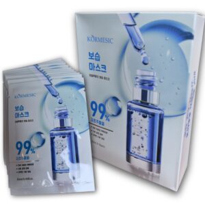 Mascarilla hidratante de acido híaluronico, bloquea la humedad y mantiene la piel humectada. 10 sachets de 25 ml c/u.