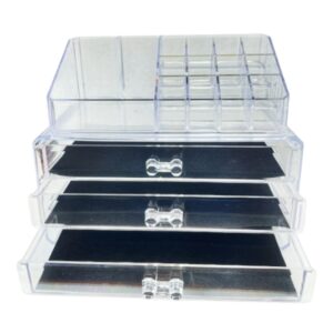 Organizador de Acrilico grande, para accesorios de pestañas, cejas, y/o uñas