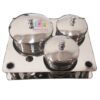 Recipientes de Acero inoxidable para accesorios de Micropigmentación, Cejas, Pestañas…